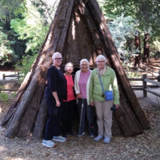 Linda, Jane, Jan and Dee visited the Museum of the American Indian in Novato.
